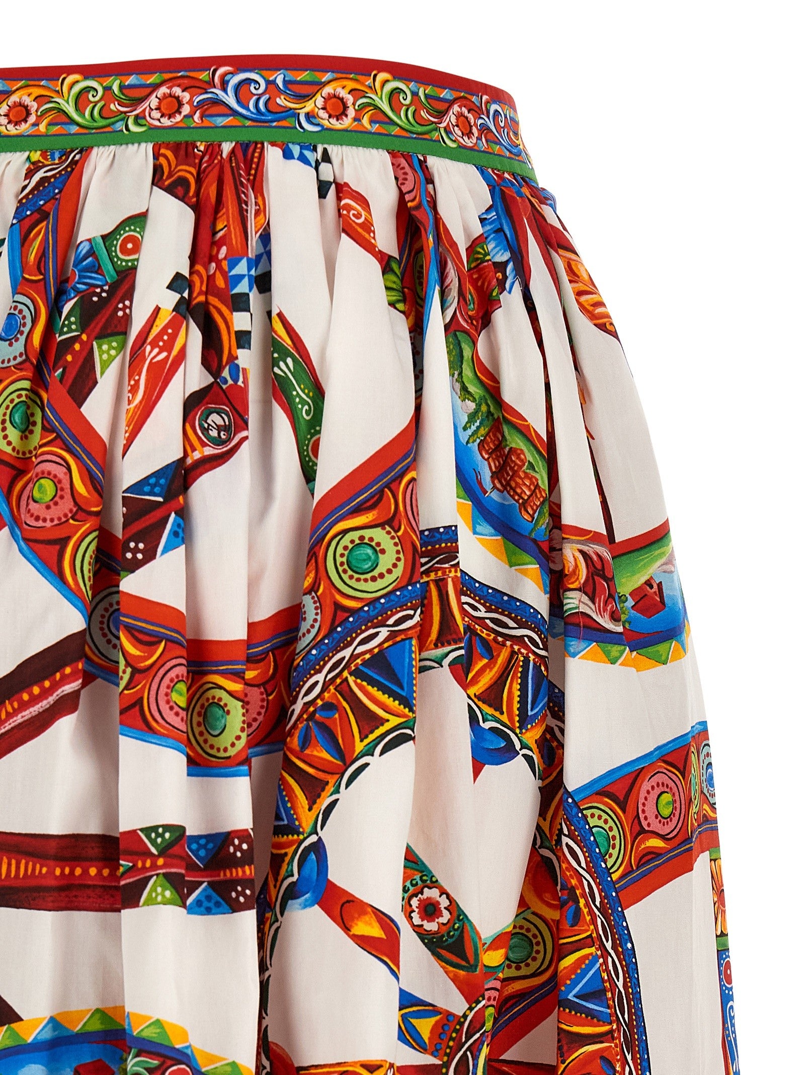 Dolce &amp; Gabbana Carretto Skirt Gold