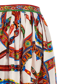 Dolce &amp; Gabbana Carretto Skirt Gold