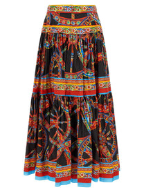 Dolce &amp; Gabbana Carretto Skirt Gold