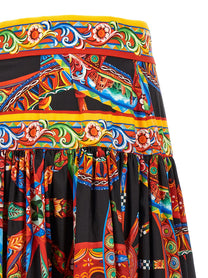Dolce &amp; Gabbana Carretto Skirt Gold