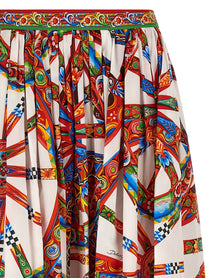Dolce &amp; Gabbana Carretto Skirt Gold