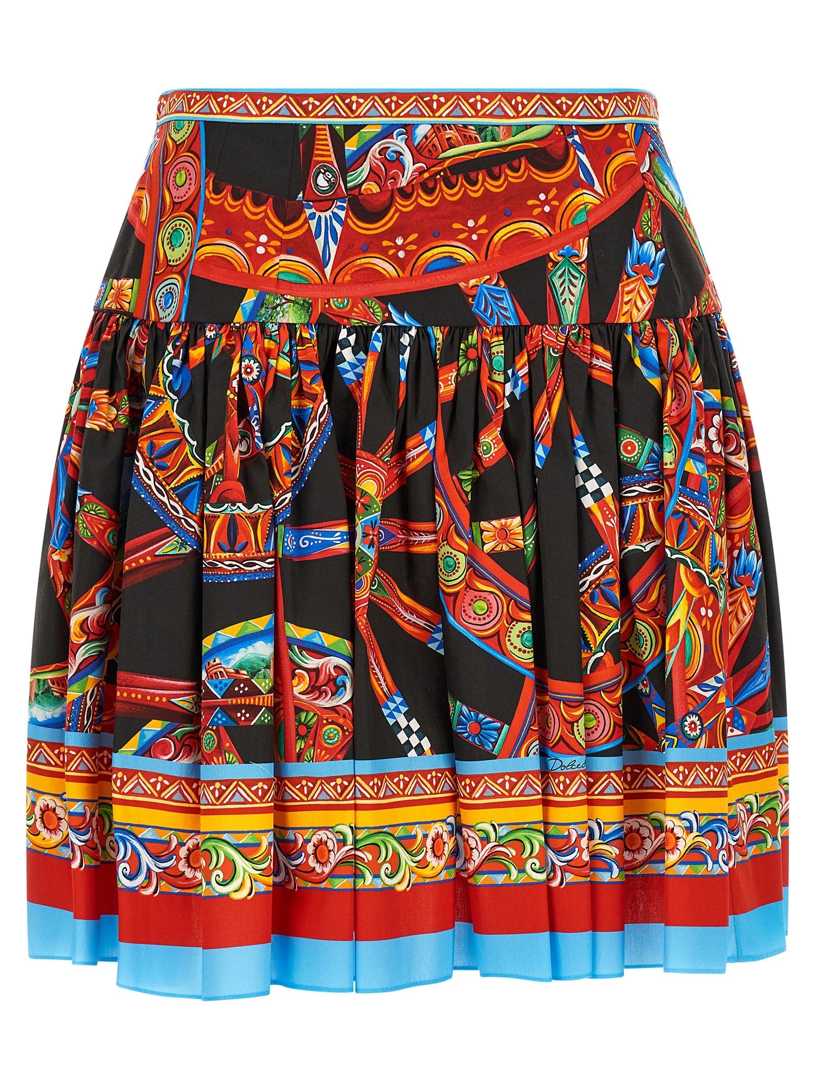 Dolce &amp; Gabbana Carretto Skirt Gold