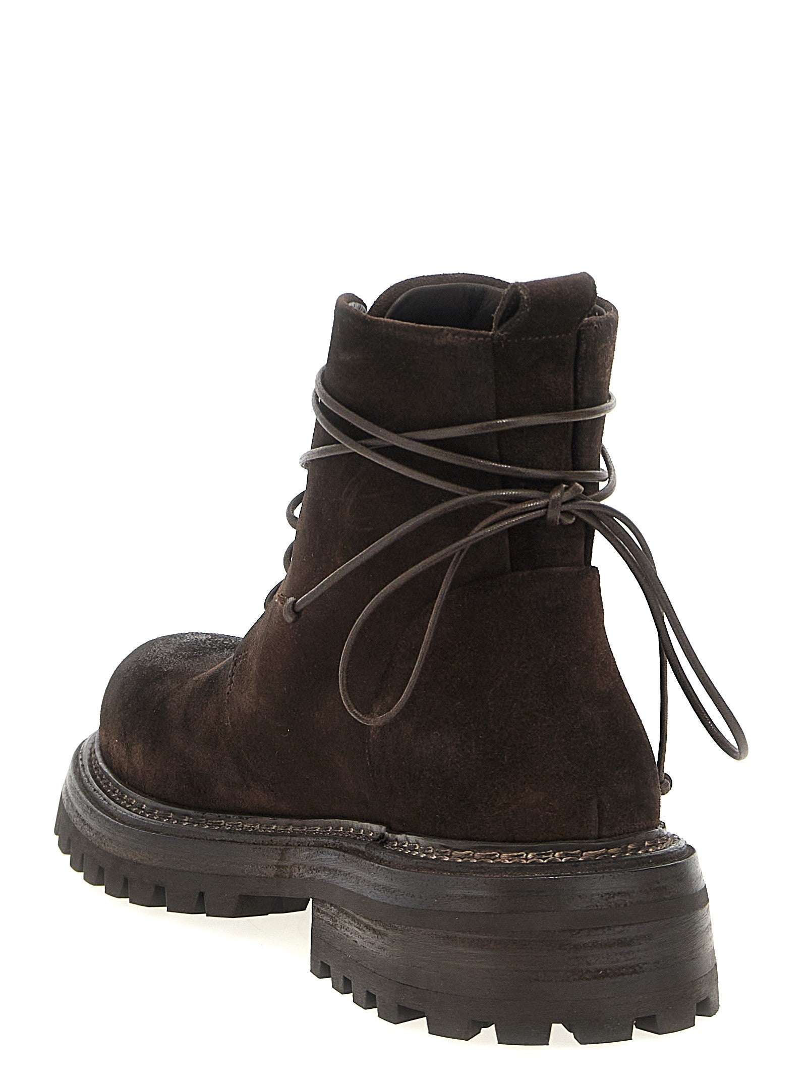 Marsell Carrucola Combat Boots Brown