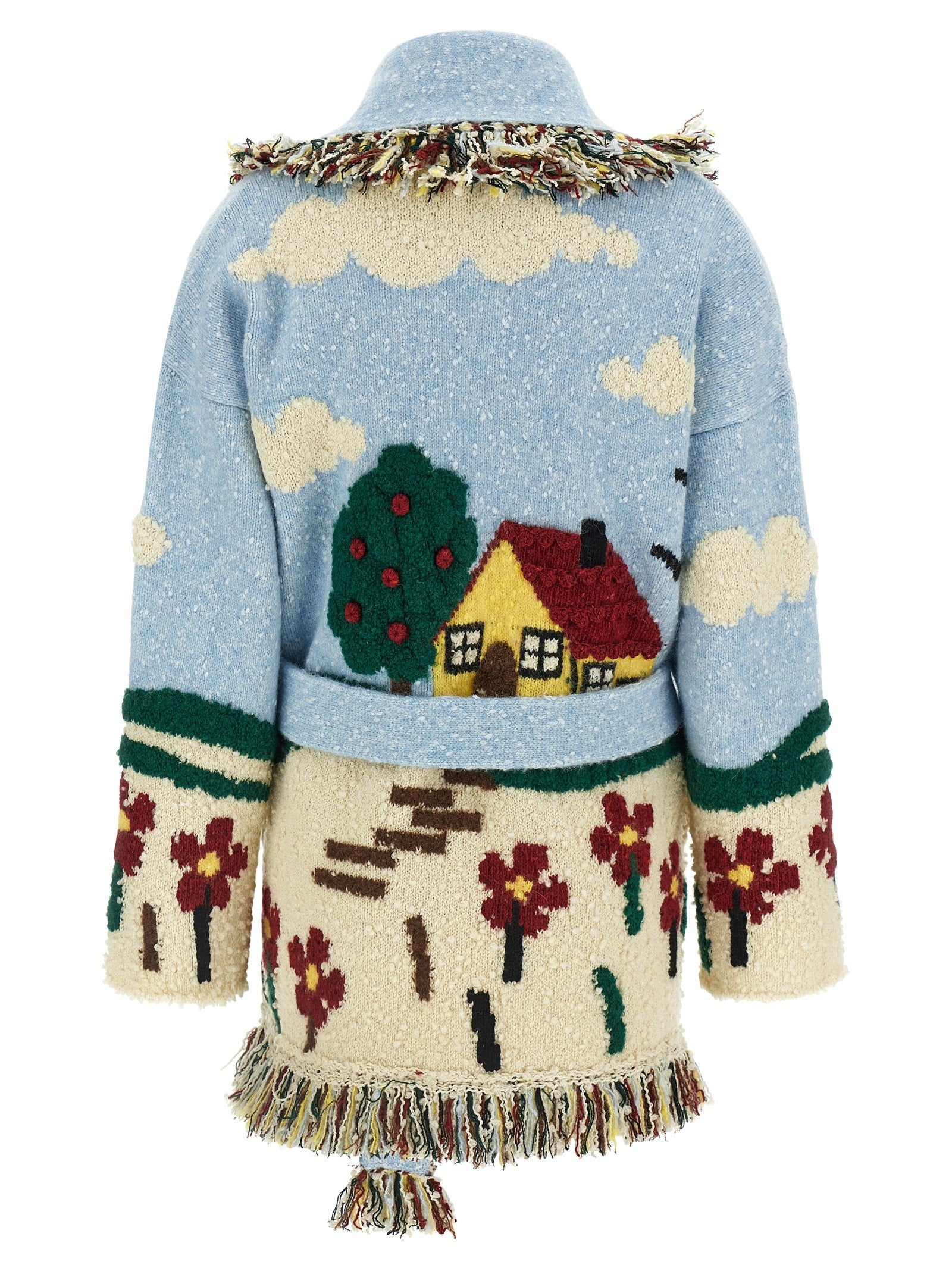 Alanui Casa Alanui Cardigan Gold
