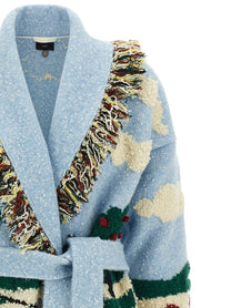 Alanui Casa Alanui Cardigan Gold
