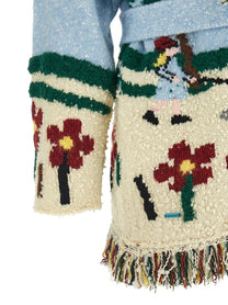 Alanui Casa Alanui Cardigan Gold