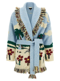 Alanui Casa Alanui Cardigan Gold