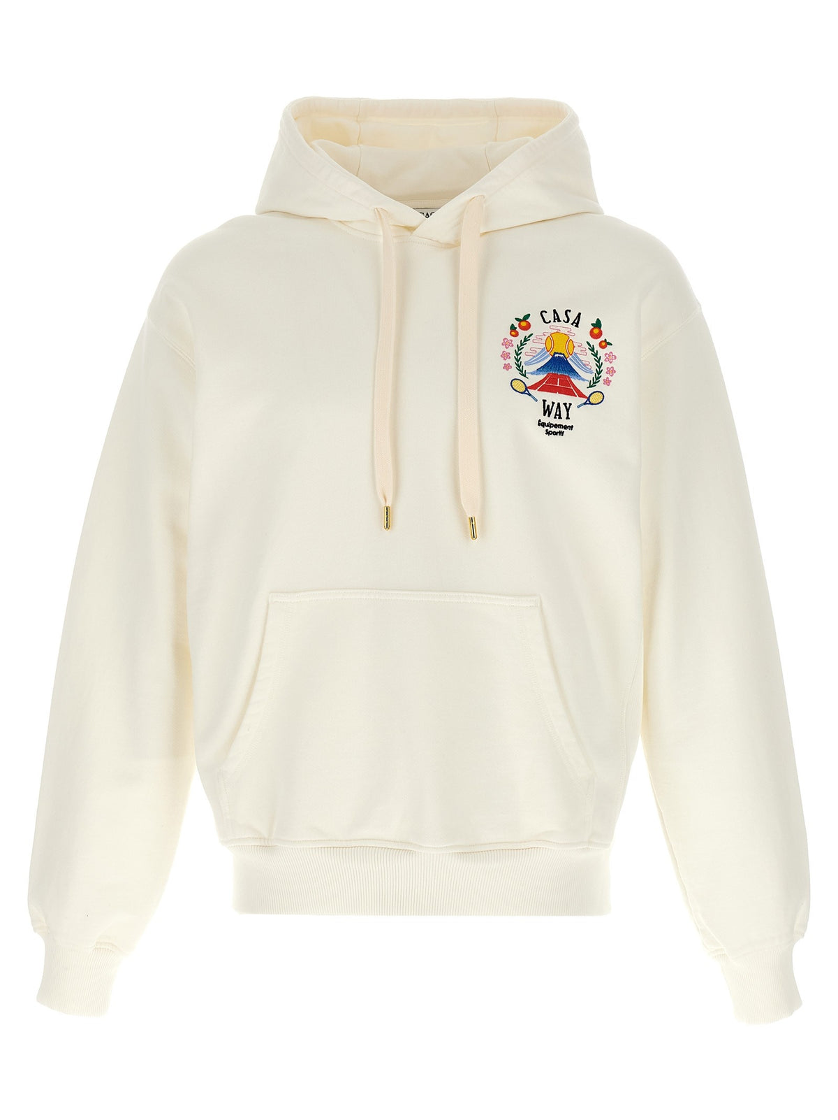 Casablanca Casa Way Mountain Hoodie White