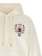 Casablanca Casa Way Mountain Hoodie White, view 3