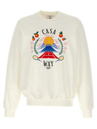 Casablanca Casa Way Mountain Sweatshirt White