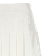 Casablanca Casa Way Skirt White, view 3
