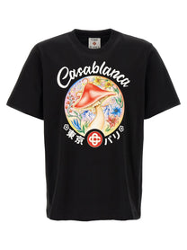 CASABLANCA - CASABLANCA - ’Mushroom Emblem’ T-shirt - Men’s Tops