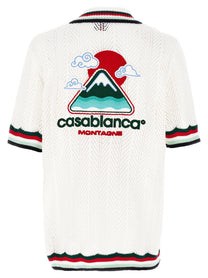 CASABLANCA - CASABLANCA - ’Sporty Faux Crochet’ shirt - Men’s Tops