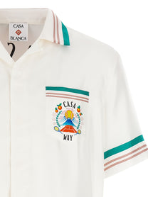 CASABLANCA - CASABLANCA - ’Cuban Collar’ shirt - Men’s Tops