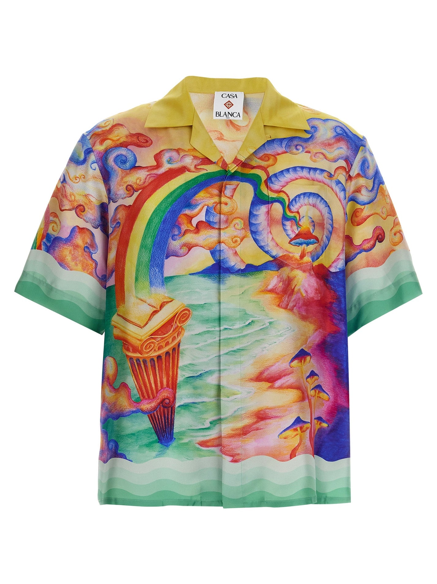 CASABLANCA - CASABLANCA - ’Nature Teacher’ shirt - Men’s Tops