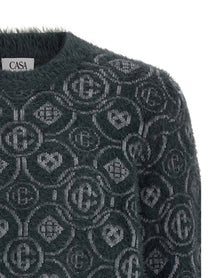 CASABLANCA - CASABLANCA - ’Fluffy Monogram’ sweater - Men’s Knitwear