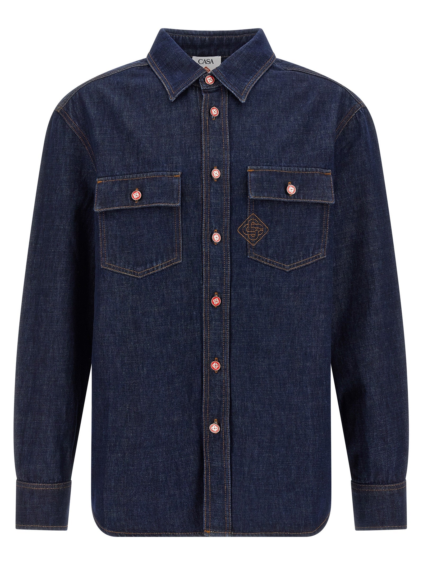 CASABLANCA - CASABLANCA - Denim shirt - Men’s Tops