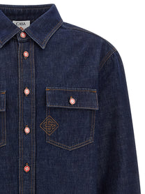 CASABLANCA - CASABLANCA - Denim shirt - Men’s Tops