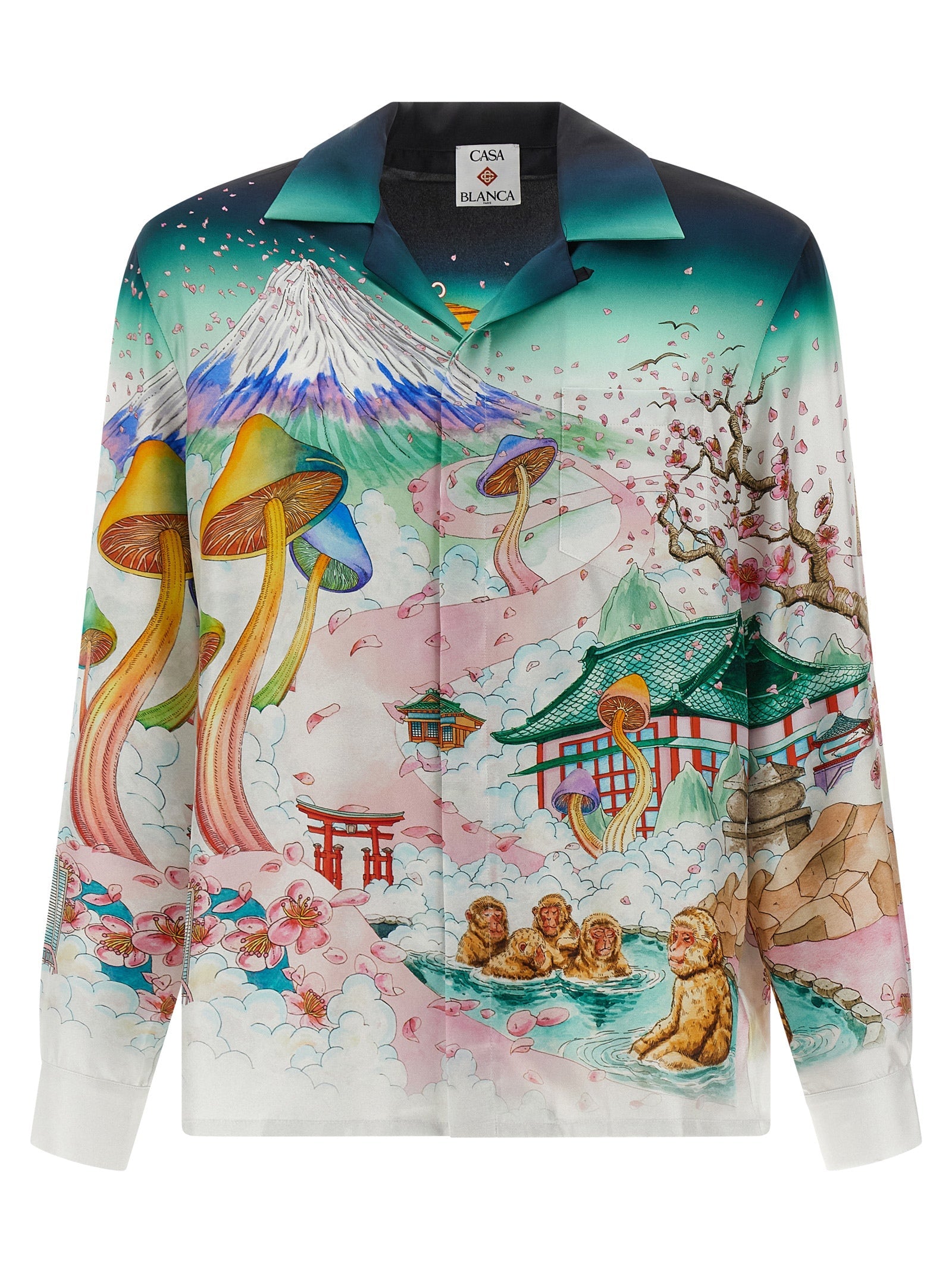 CASABLANCA - CASABLANCA - ’Flowers’ shirt - Men’s Top