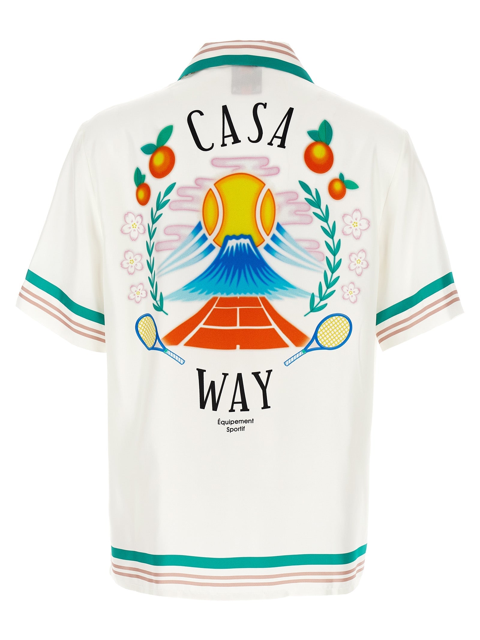 CASABLANCA - CASABLANCA - ’Cuban Collar’ shirt - Men’s Tops