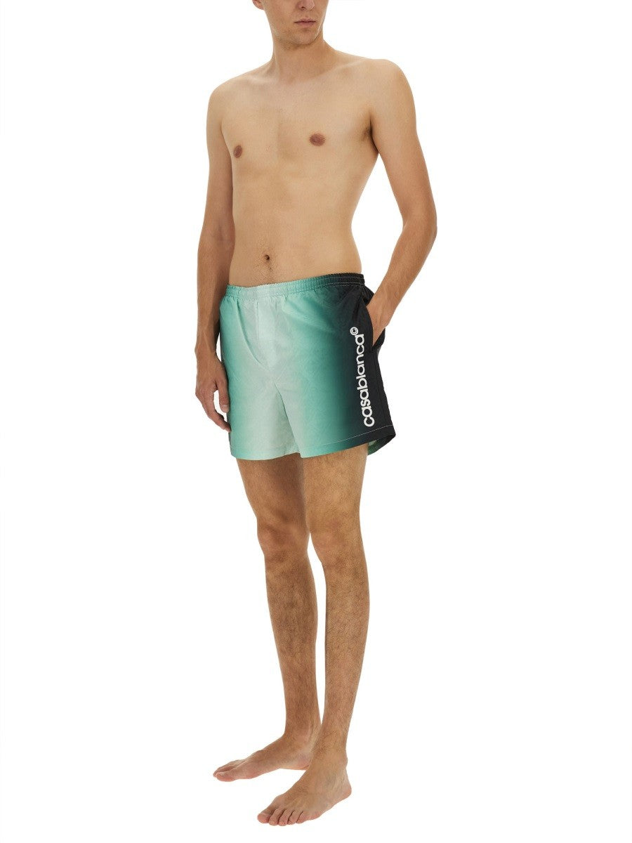 CASABLANCA - Casablanca Boxer Swimsuit - Man-&gt;Clothing-&gt;Swimwear