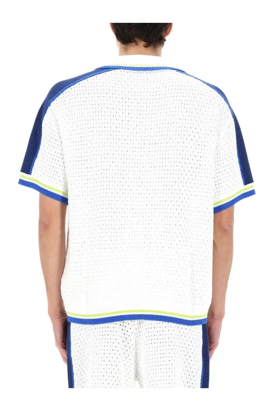 Casablanca Men's Crochet Shirt Multicolor, view 5