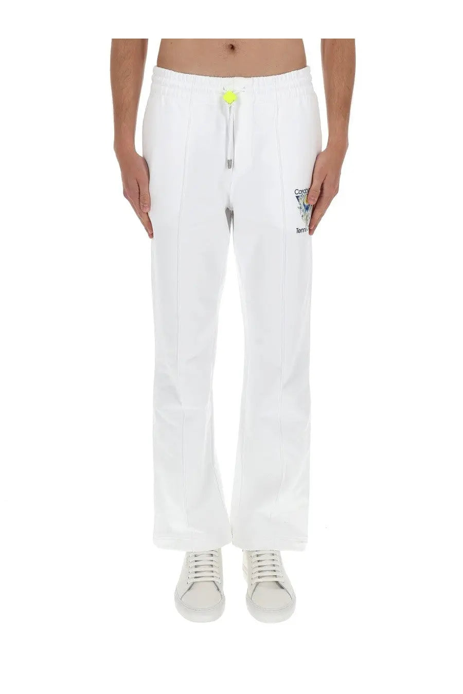 Casablanca Men's Jogger Pants Tennis Club Icon White, view 6