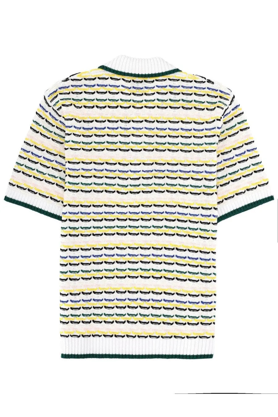 Casablanca Men's Knitted Polo Multicolor, view 3