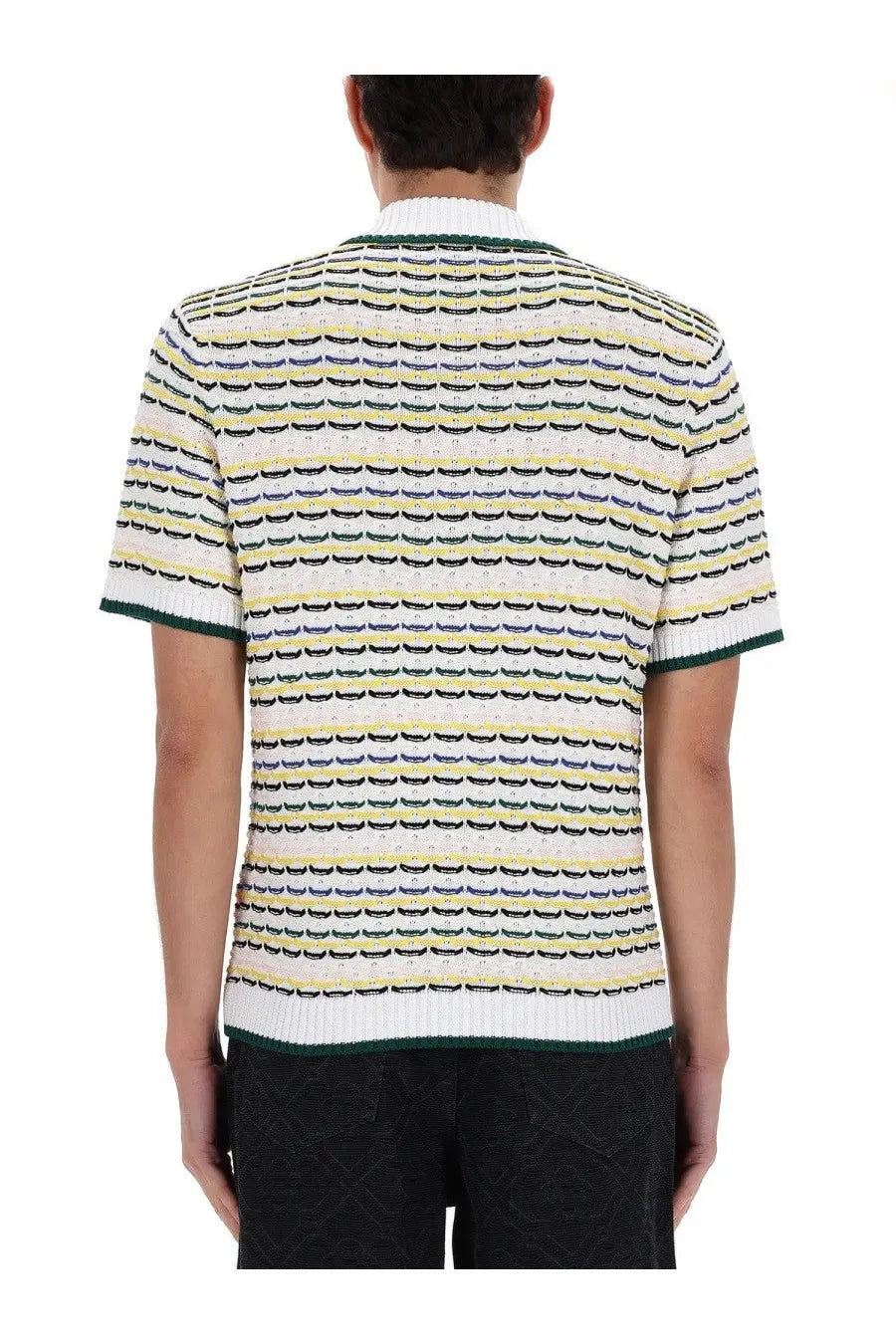 Casablanca Men's Knitted Polo Multicolor, view 5