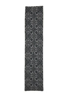 Casablanca Men's Monogram Fluffy Scarf Grey, view 2