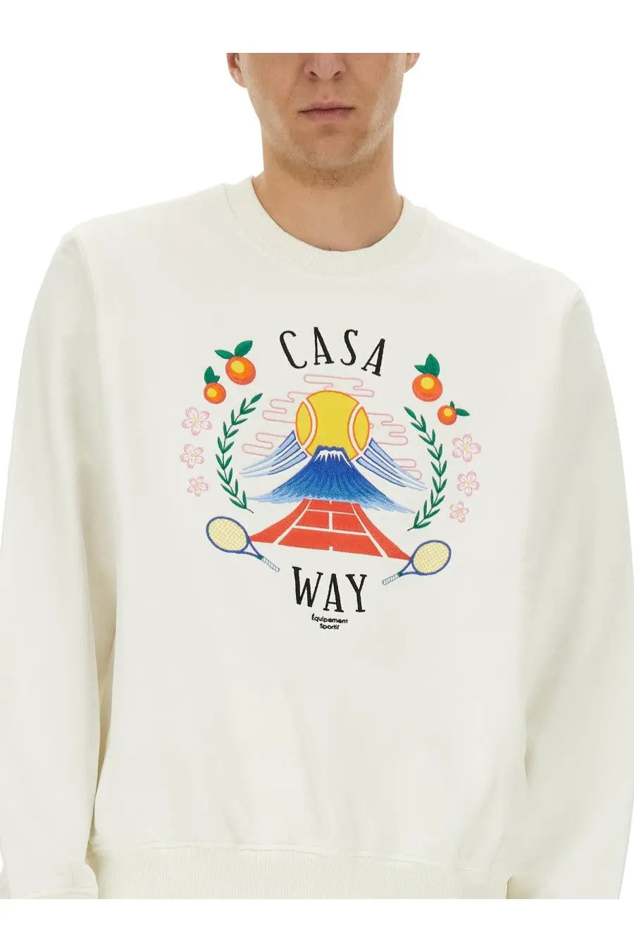Casablanca Men's Sweatshirt Multicolor, view 4