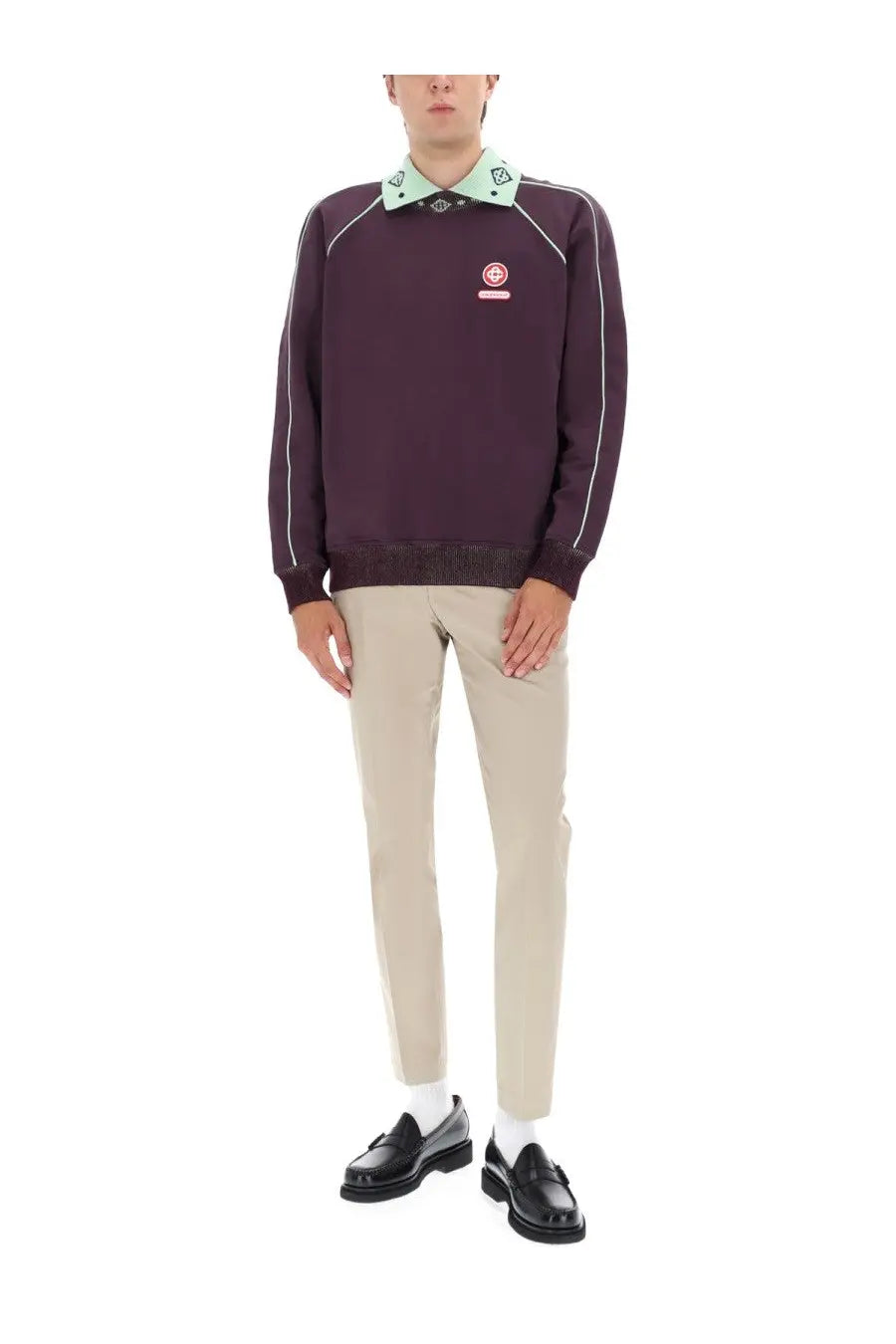 Casablanca Men's Sweatshirt Purple, view 2