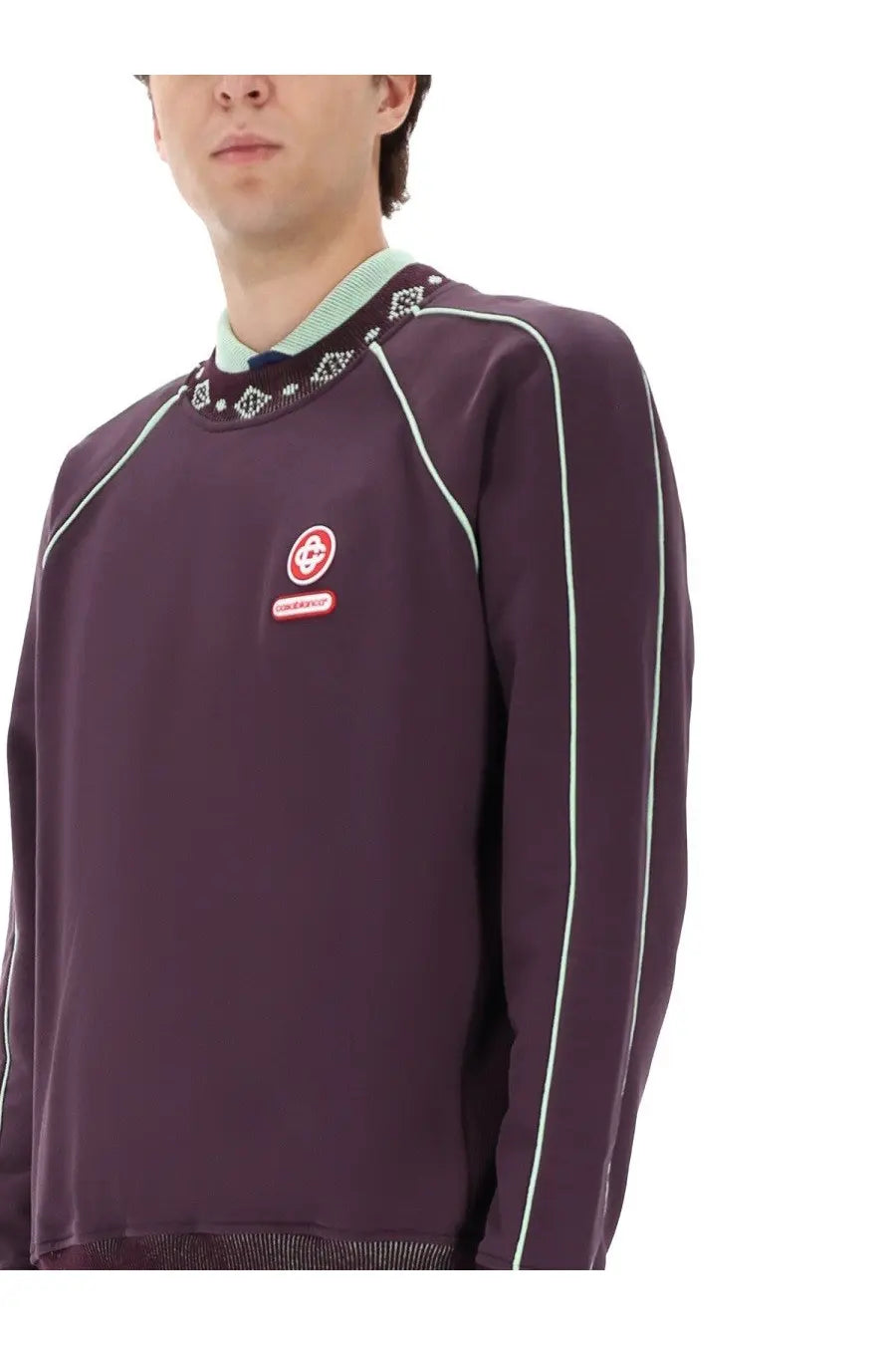 Casablanca Men's Sweatshirt Purple, view 4