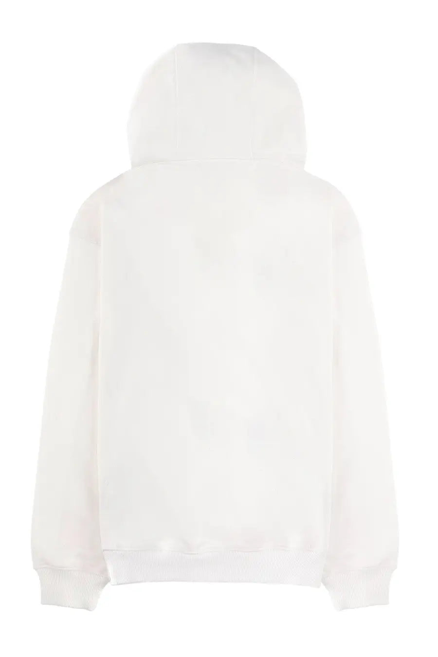 Casablanca men’s tennis club icon sweatshirt white featuring a soft hooded design with ribbed cuffs and minimalist style