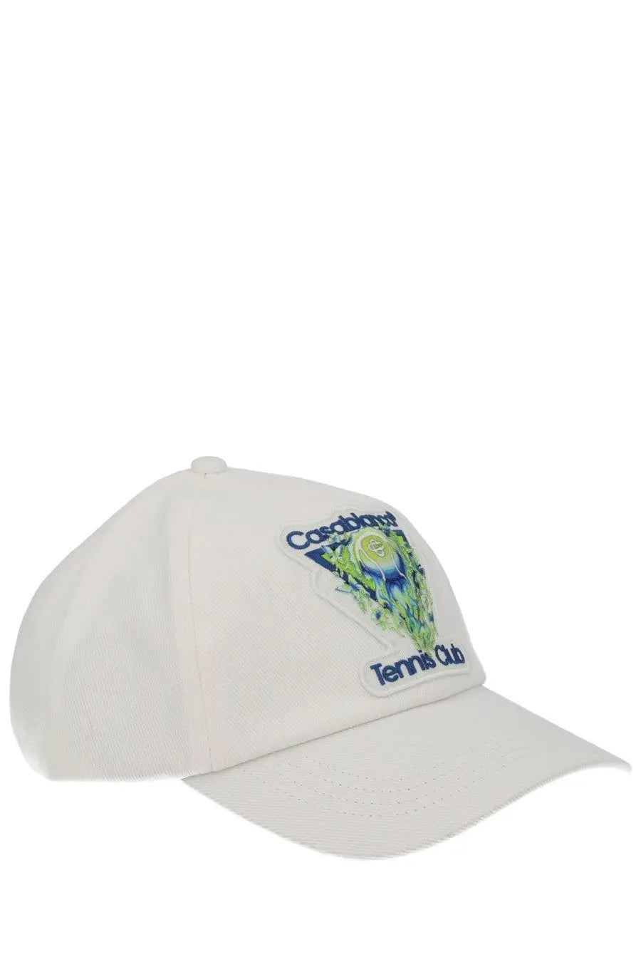 Casablanca Unisex Flaming Tennis Ball Baseball Cap White, view 2