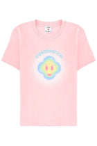 Casablanca Women's Airbrush Smiley Shirt Blue