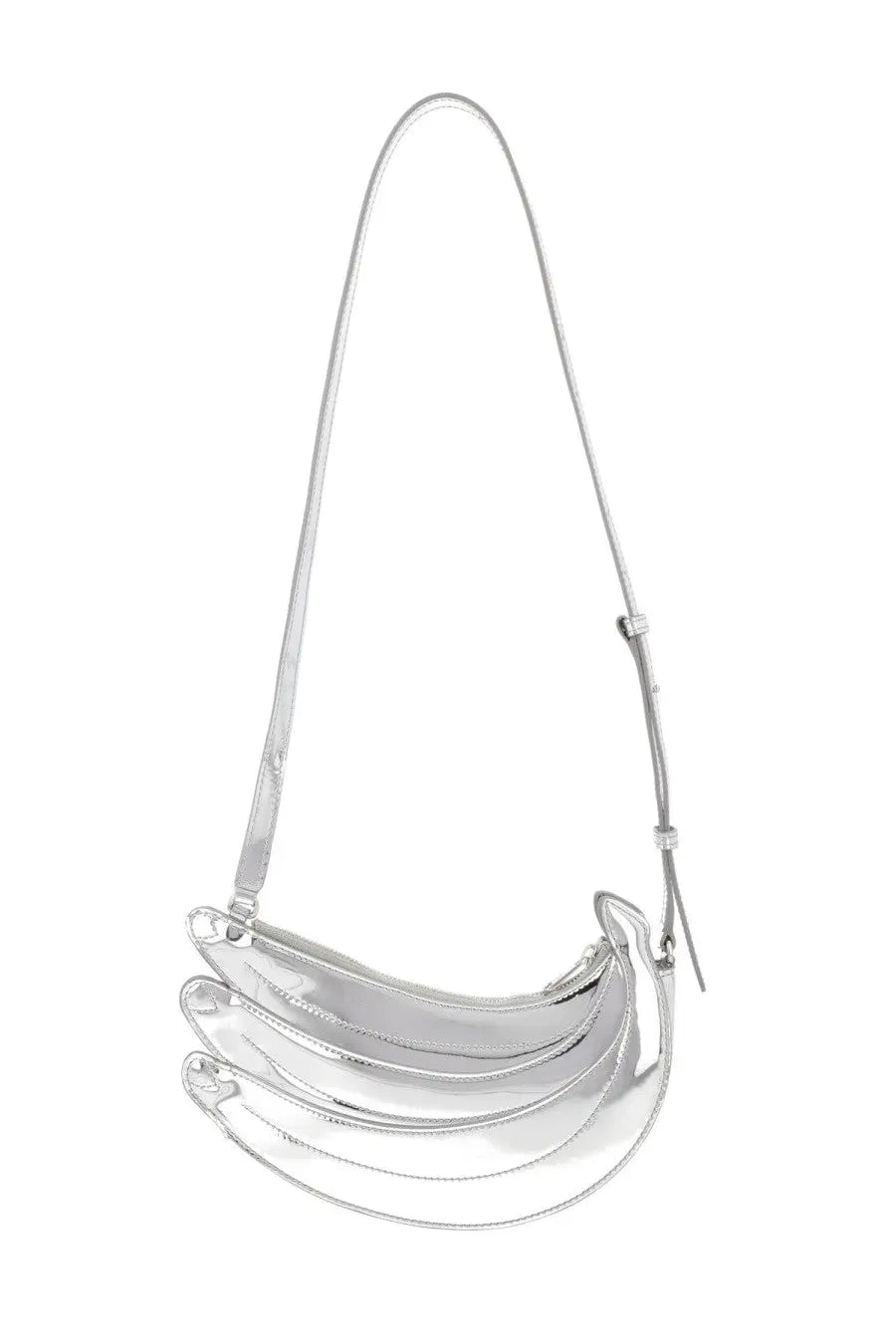 Casablanca Women's Banana Bag Silver, view 3
