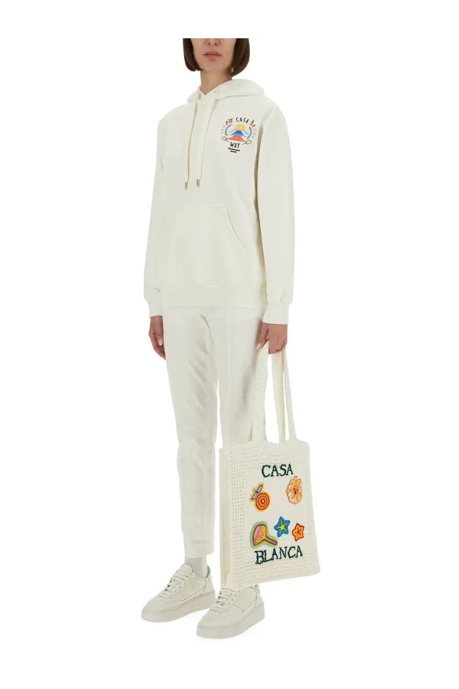 Casablanca Women's Casaway Mountain Sweatshirt White, view 2