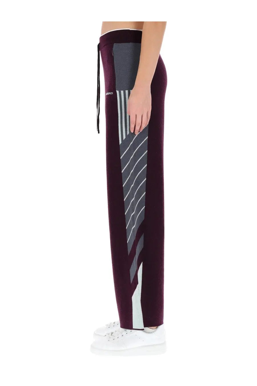 Casablanca Women's Diagonal Tennis Pants Purple, view 3