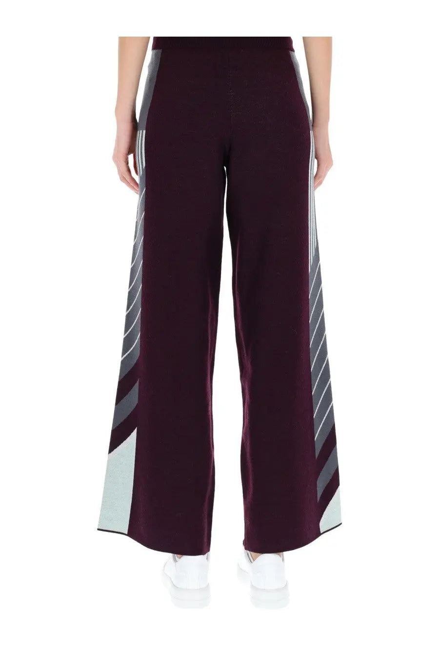 Casablanca Women's Diagonal Tennis Pants Purple, view 4