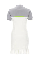 Casablanca Women's Polo Shirt Dress Tennis White, view 2
