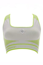 Casablanca Women's Seamless Bralette Top Grey