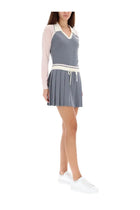 Casablanca Women's Tennis Skirt Silver, view 2