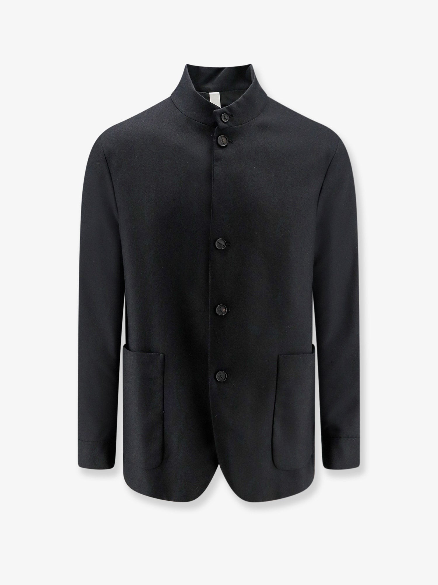 Hevò Men's Casalvecchio Wool Blend Jacket Black