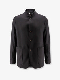 Hevò Men's Casalvecchio Wool Blend Jacket Brown