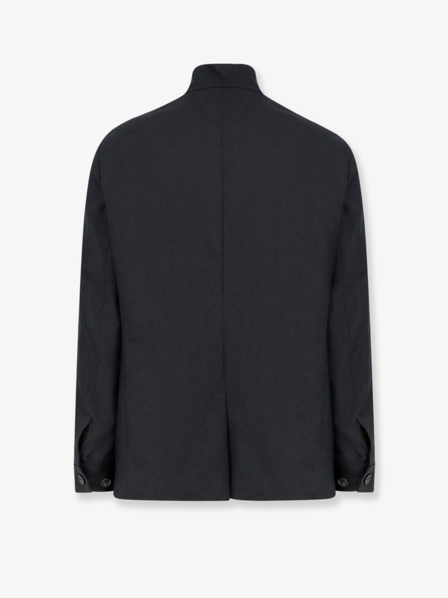 Hevò Men's Casalvecchio Wool Blend Jacket Black