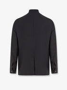 Hevò Men's Casalvecchio Wool Blend Jacket Brown, view 2
