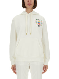 Casablanca Women's Casaway Mountain Sweatshirt White