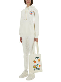 Casablanca Women's Casaway Mountain Sweatshirt White