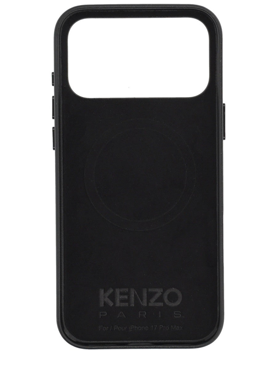 Kenzo Men's Case for Iphone Pro Max Boke Flower Black
